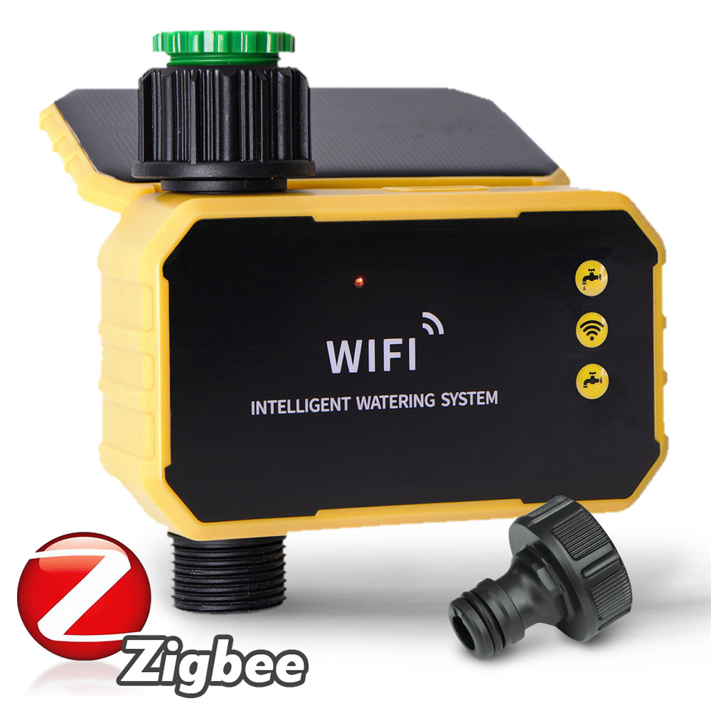 Smart Garden Zigbee - Zigbee สมาร์ทชลประทานจับเวลาพลังงานแสงอาทิตย์ & Type-C ชาร์จ 2000mAh