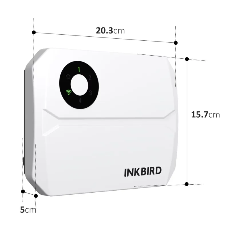 Smart Garden Zone - อินค์เบิร์ด IIC-400-WIFI ตัวควบคุมระบบฉีดน้ำอัจฉริยะ 4 โซน พร้อมระบบ