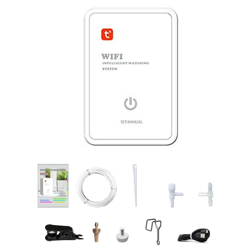 Smart Garden Irrigation System - ชุดระบบรดน้ำหยดอัตโนมัติ Tuya Smart Wifi อุปกรณ์ควบคุมการรดน้ำสวน