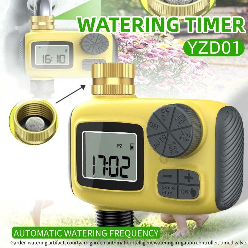 Smart Garden Irrigation System - ตัวตั้งเวลาให้น้ำต้นไม้อัตโนมัติ 3V, วาล์วควบคุมการให้น้ำอัจฉริยะสำหรับสวน, ระบบน้ำหยดสำหรับพืช