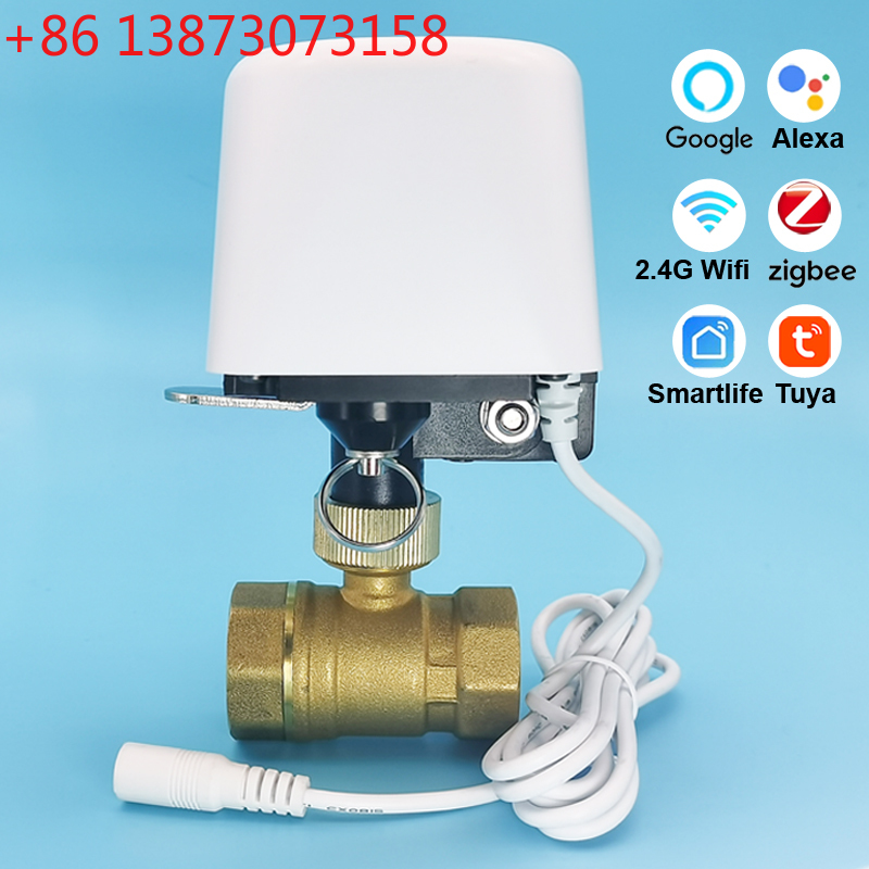 Smart Garden Home Assistant - วาล์วน้ำอัตโนมัติ Tuya Zigbee Wifi ขนาด 1/2