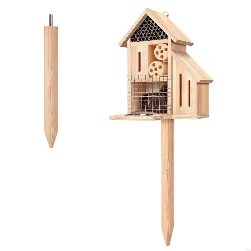 บ้านแมลงไม้บนเสาเข็ม โรงแรมสวน - Insect Hotel Wood บทวิจารณ์และราคา
