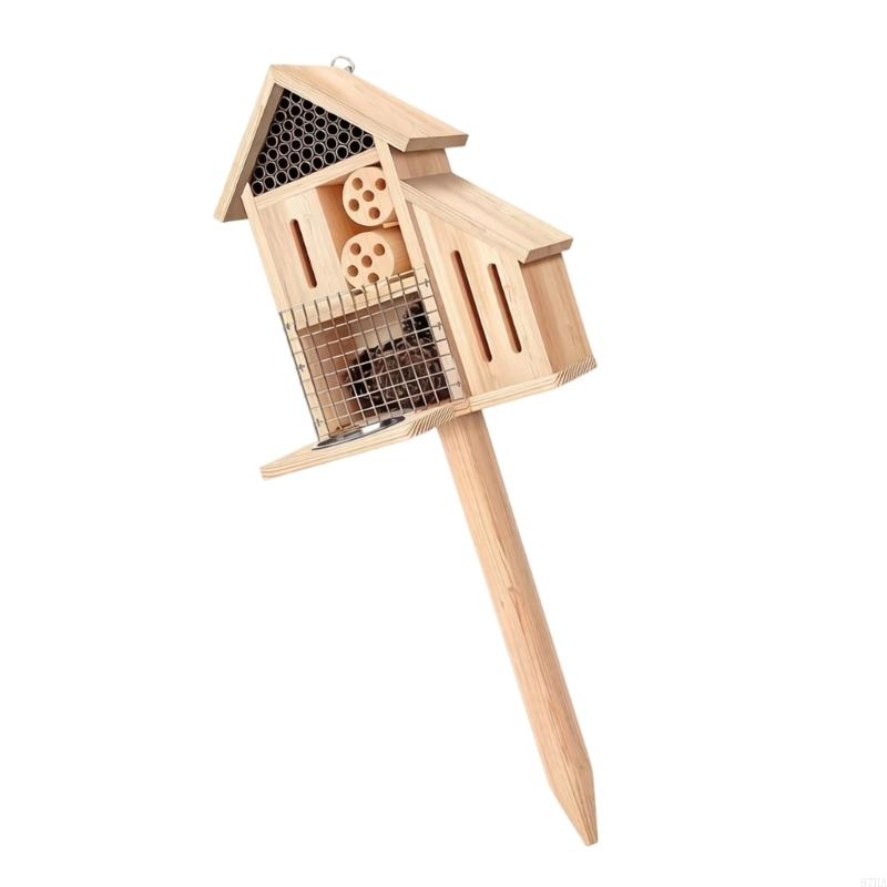 บ้านแมลงไม้บนเสาเข็ม โรงแรมสวน - Insect Hotel Wood บทวิจารณ์และราคา