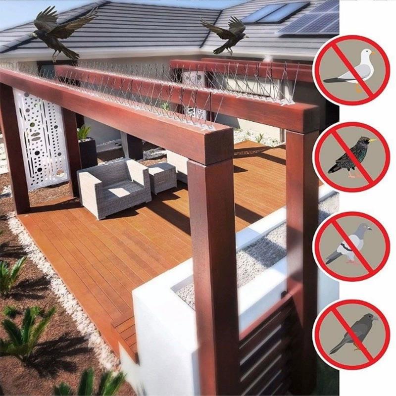ชุดเดือยเหล็กสแตนเลสไล่นก ป้อง - Smart Garden Fence บทวิจารณ์และราคา