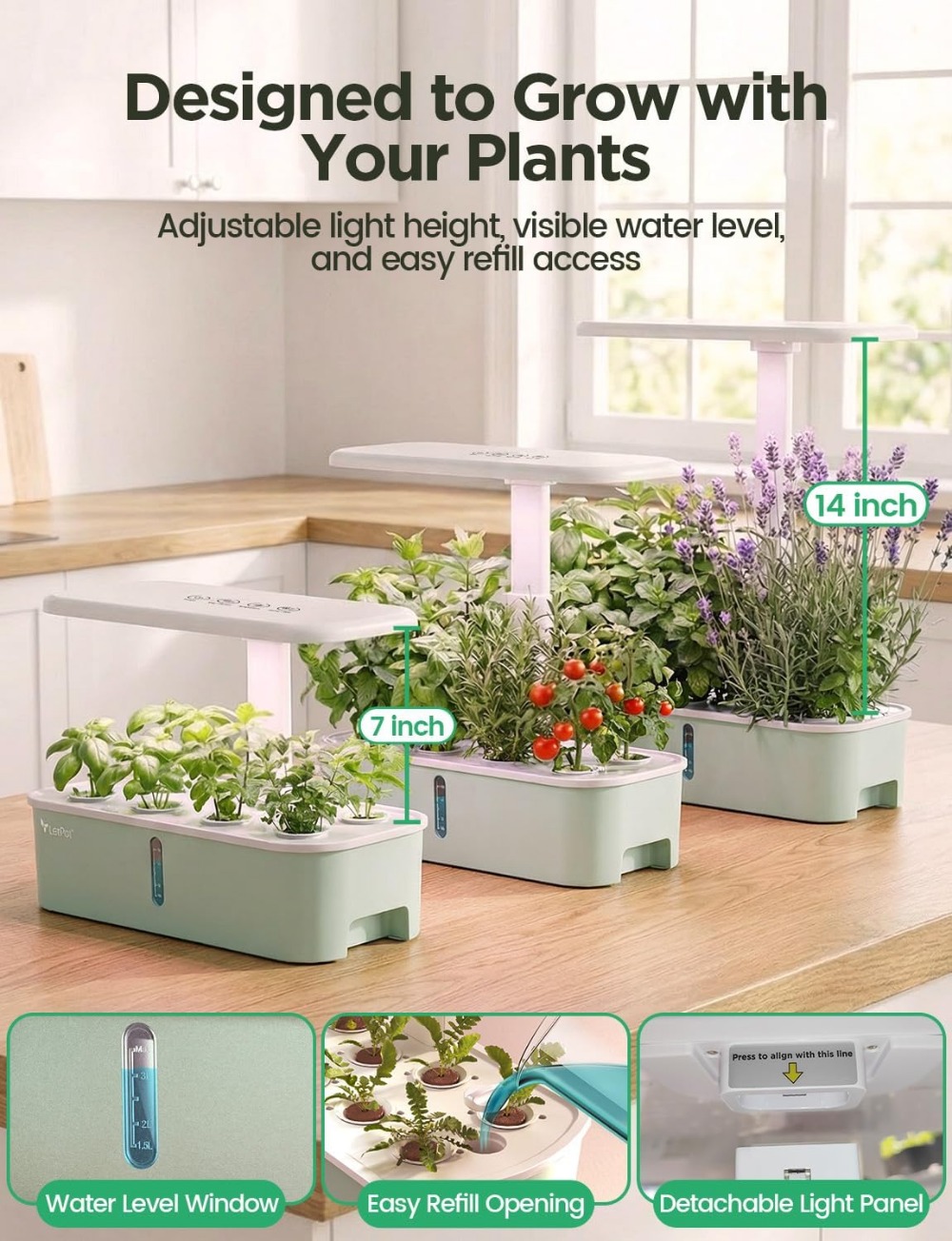 ระบบปลูกพืชไฮโดรโพนิกอัจฉริยะ  - Smart Pod Garden บทวิจารณ์และราคา