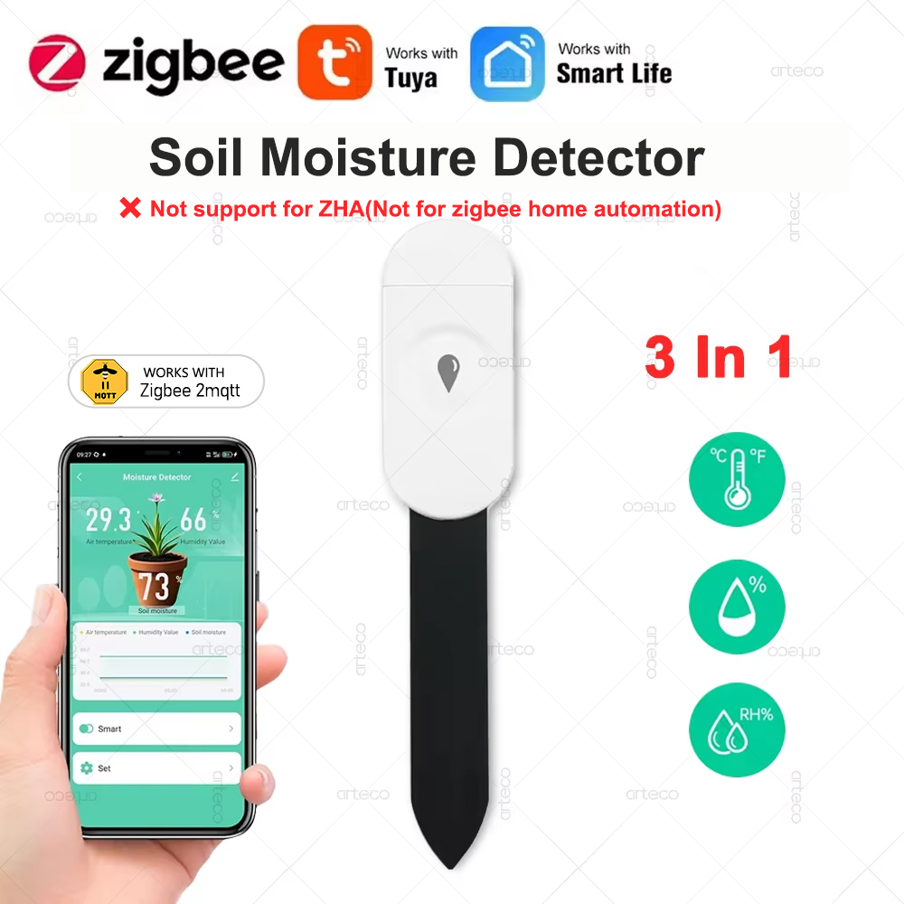 Tuya Zigbee 3.0 เครื่องทดสอบคว - Smart Garden Zigbee บทวิจารณ์และราคา