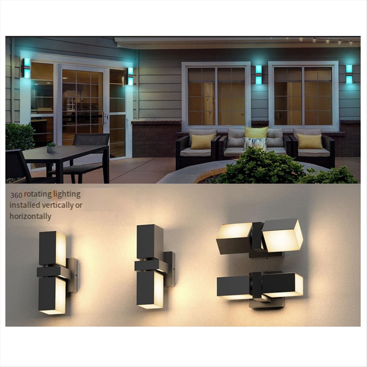 โคมไฟติดผนัง LED รุ่น AA19 แบบ - Smart Garden Fence บทวิจารณ์และราคา