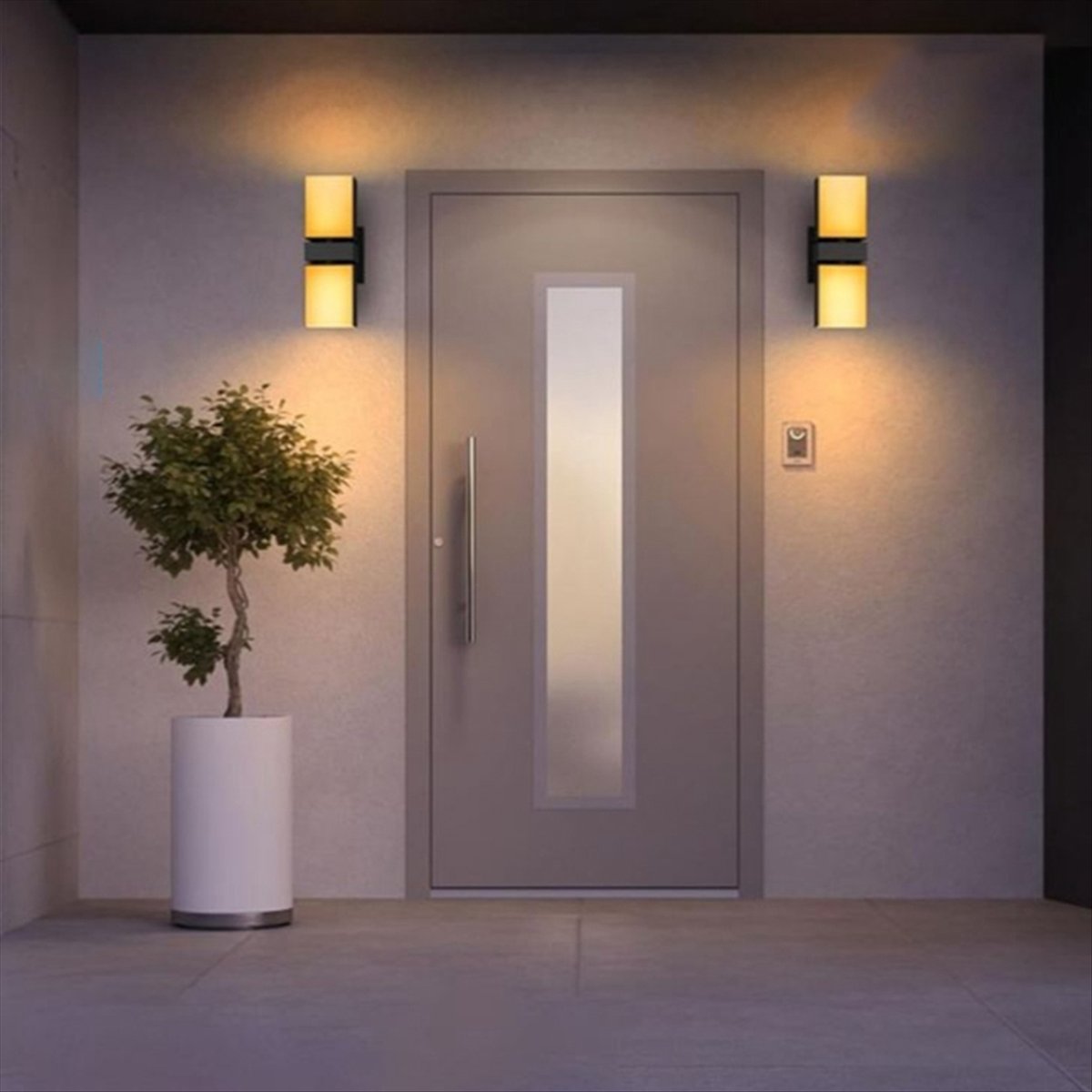 โคมไฟติดผนัง LED รุ่น AA19 แบบ - Smart Garden Fence บทวิจารณ์และราคา