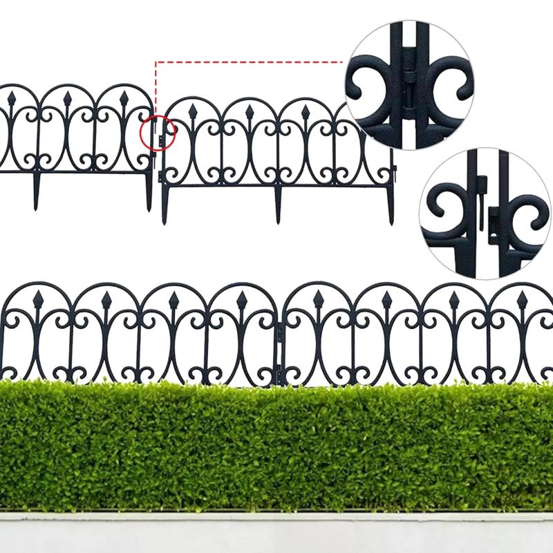 รั้วตกแต่งสวนกลางแจ้ง ป้องกันส - Smart Garden Fence บทวิจารณ์และราคา