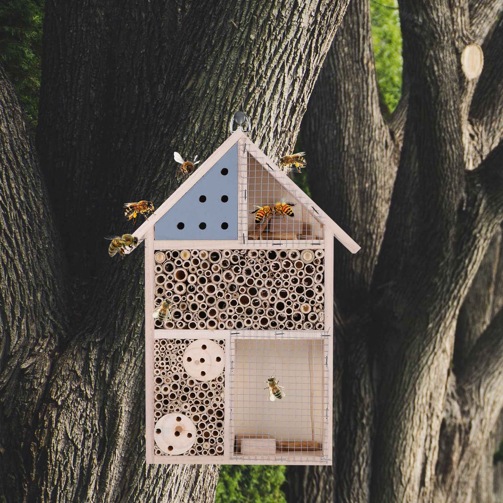 โรงแรมแมลงไม้ PZHI บ้านผึ้ง กล - Insect Hotel Wood บทวิจารณ์และราคา