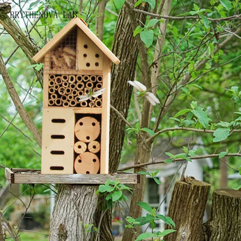 บ้านแมลงไม้ โรงแรมแมลง ที่อยู่ - Insect Hotel Wood บทวิจารณ์และราคา