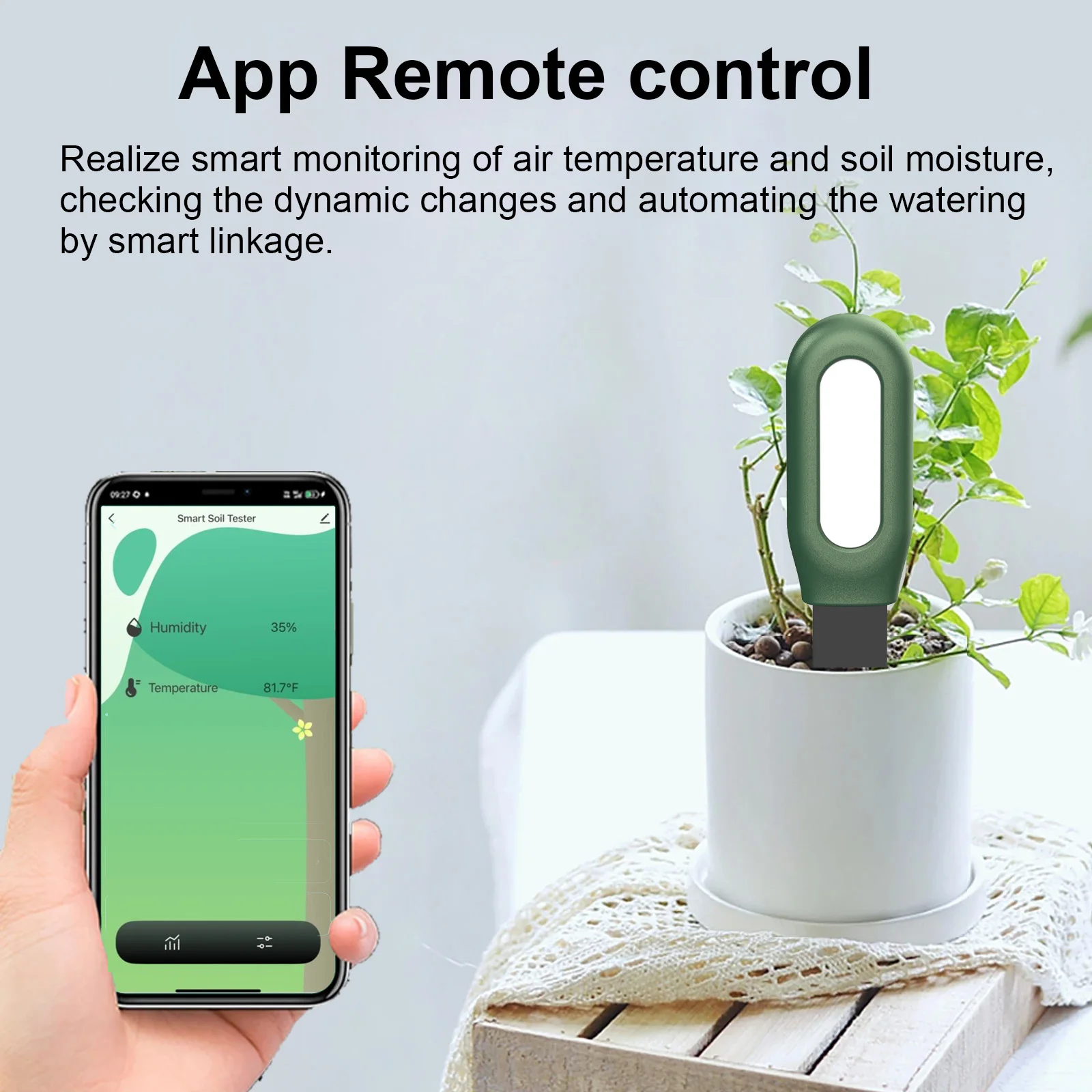 เครื่องวัดดินอัจฉริยะ Zigbee ว - Smart Garden Zigbee บทวิจารณ์และราคา