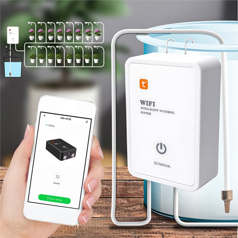 อุปกรณ์ควบคุมการรดน้ำสวนอัจฉริ - Smart Garden Irrigation System บทวิจารณ์และราคา