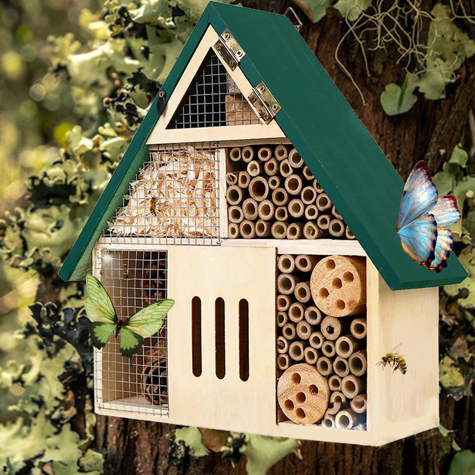 บ้านแมลงไม้กลางแจ้ง โรงแรมผึ้ง - Insect Hotel Wood บทวิจารณ์และราคา