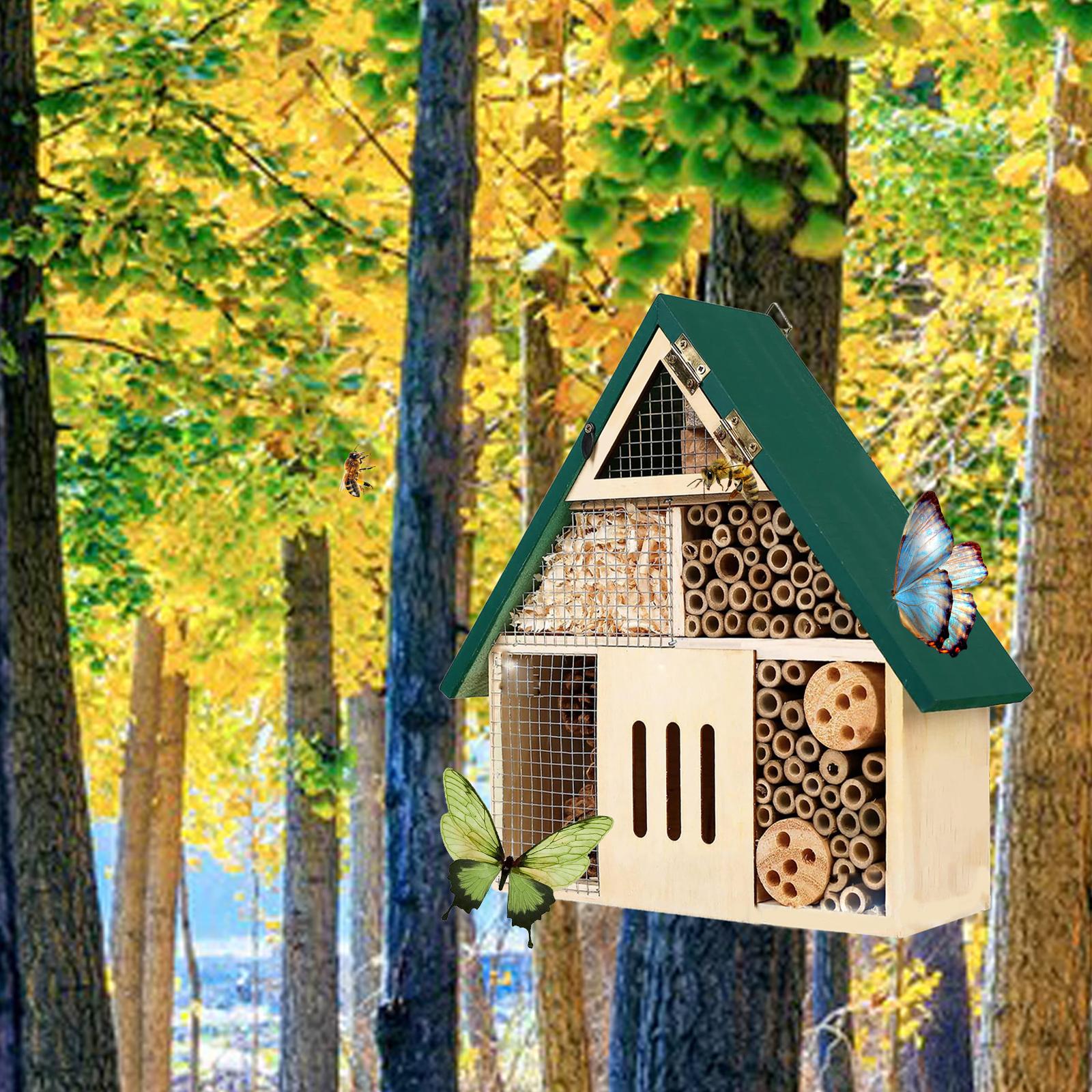 บ้านแมลงไม้กลางแจ้ง โรงแรมผึ้ง - Insect Hotel Wood บทวิจารณ์และราคา