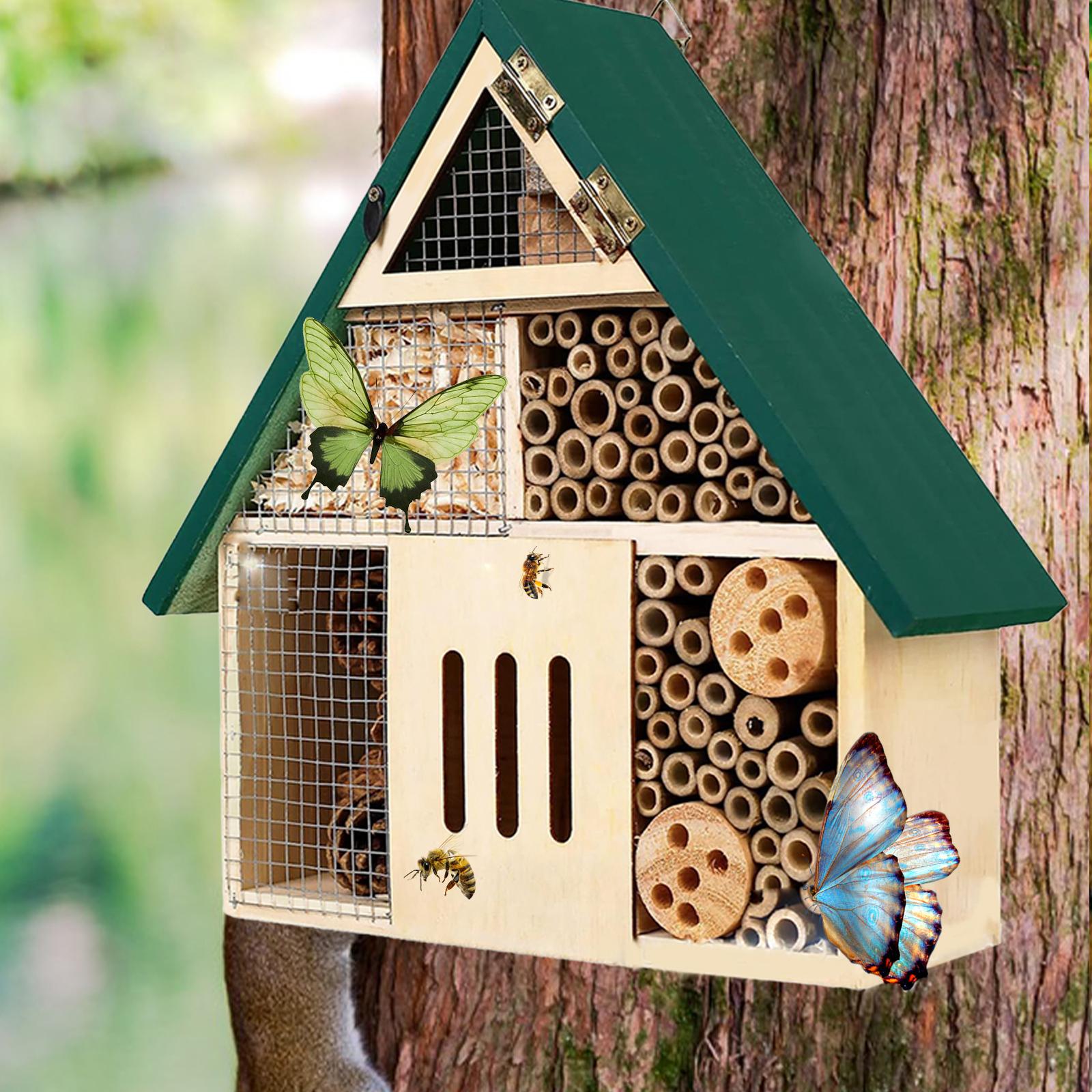 บ้านแมลงไม้กลางแจ้ง โรงแรมผึ้ง - Insect Hotel Wood บทวิจารณ์และราคา