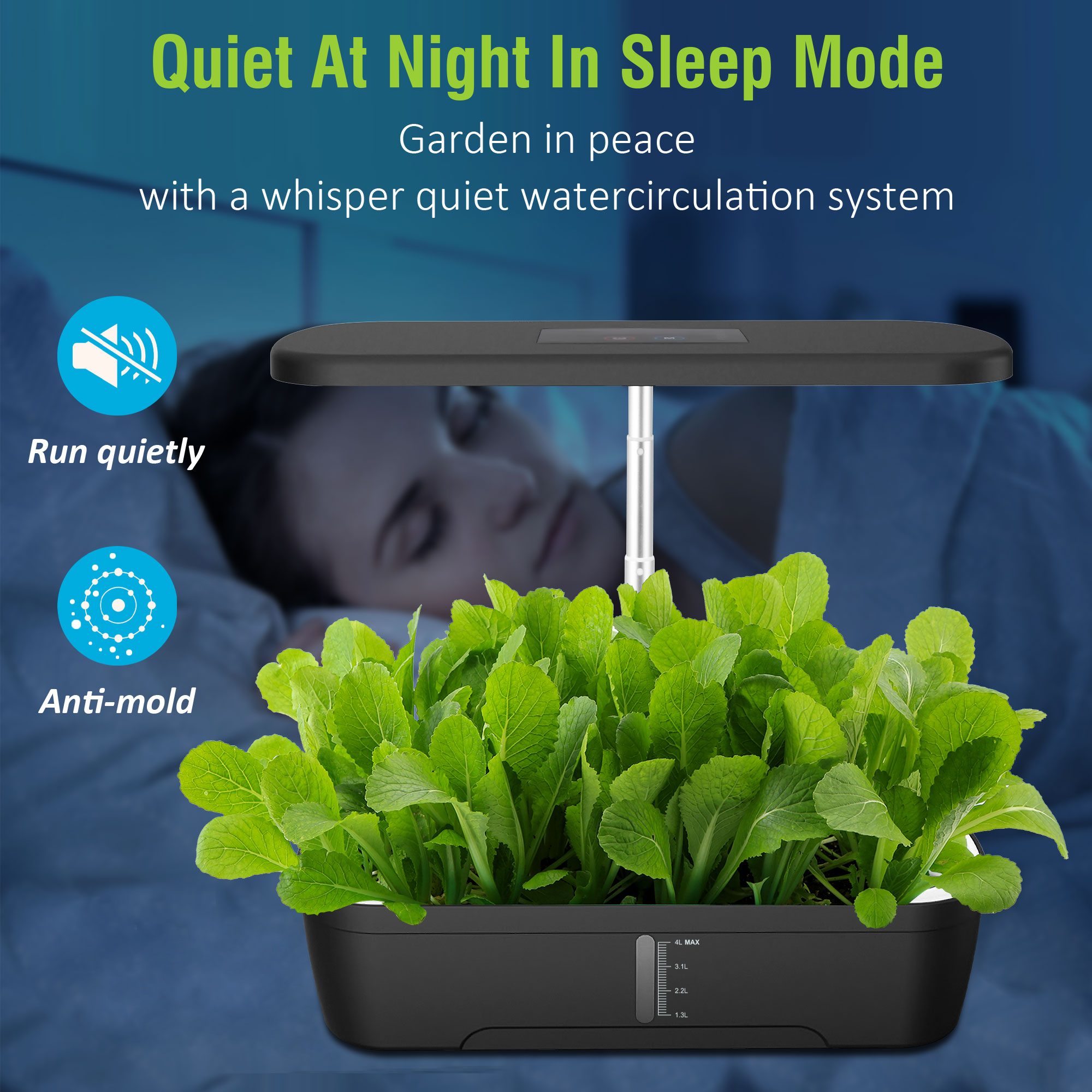สวนไฮโดรโปนิกส์ในร่มอัจฉริยะมี - Smart Pod Garden บทวิจารณ์และราคา