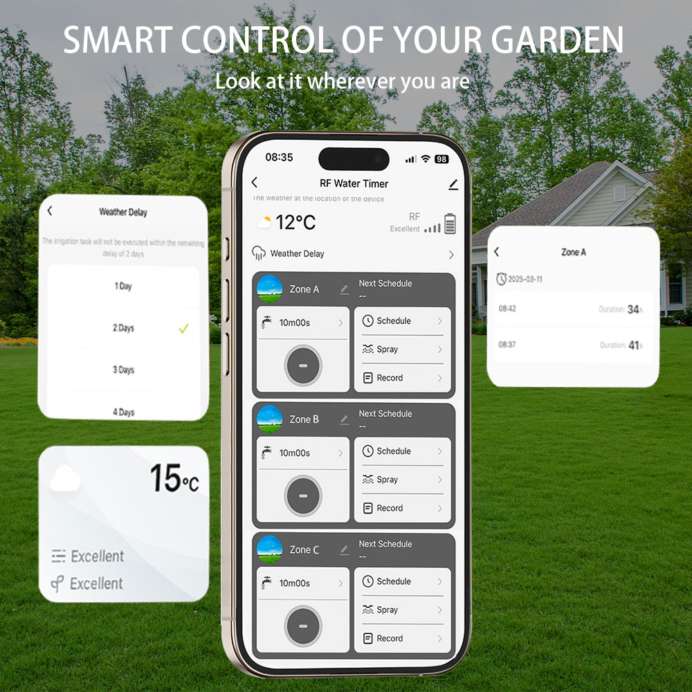 ตัวควบคุมการรดน้ำอัตโนมัติแบบต - Smart Garden Water Timer บทวิจารณ์และราคา