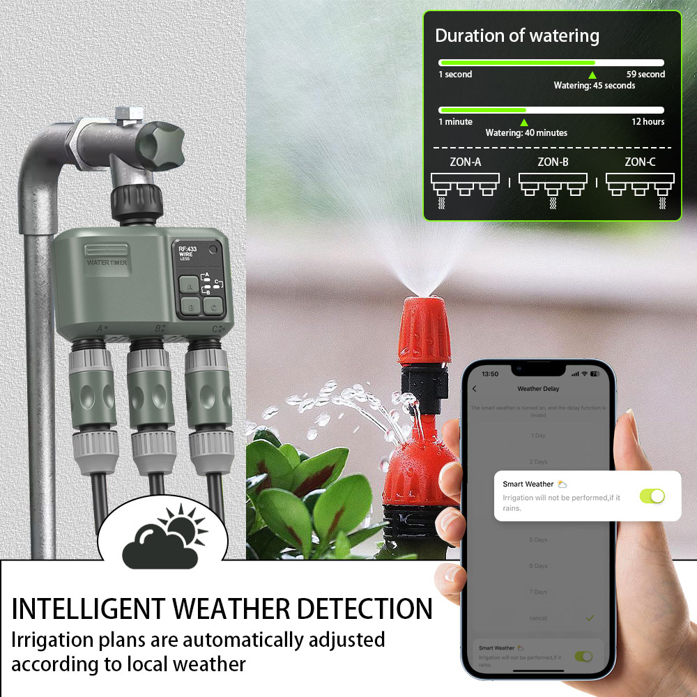 ตัวควบคุมการรดน้ำอัตโนมัติแบบต - Smart Garden Water Timer บทวิจารณ์และราคา