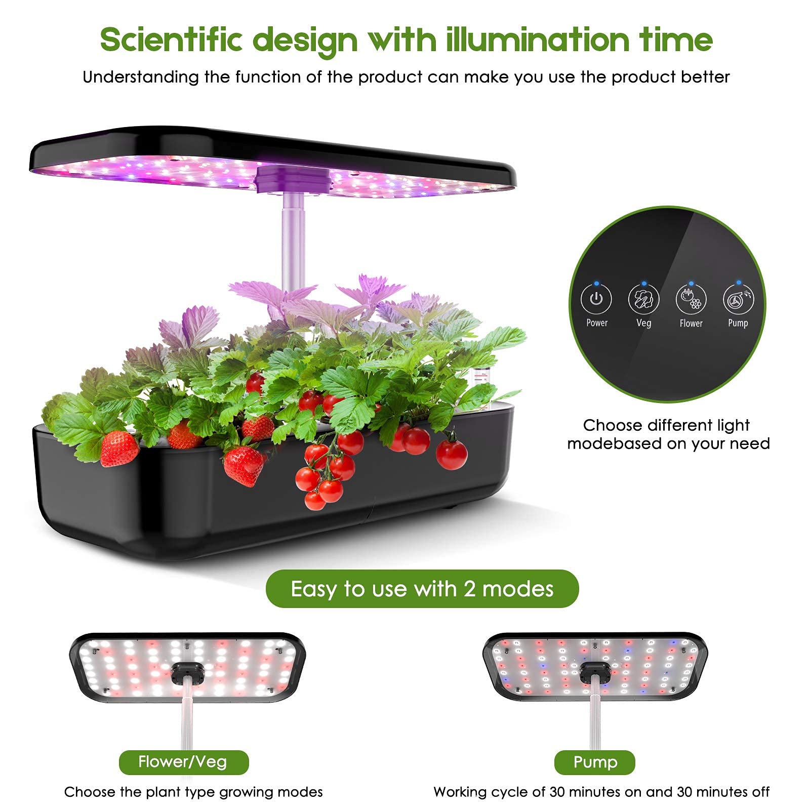 ระบบปลูกไฮโดรโปนิกส์ 12 Pods I - Smart Pod Garden บทวิจารณ์และราคา