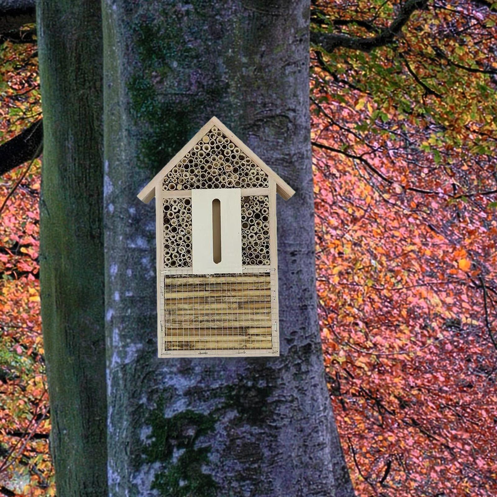 บ้านผึ้ง ที่อยู่อาศัยเต่าทอง โ - Insect Hotel Wood บทวิจารณ์และราคา