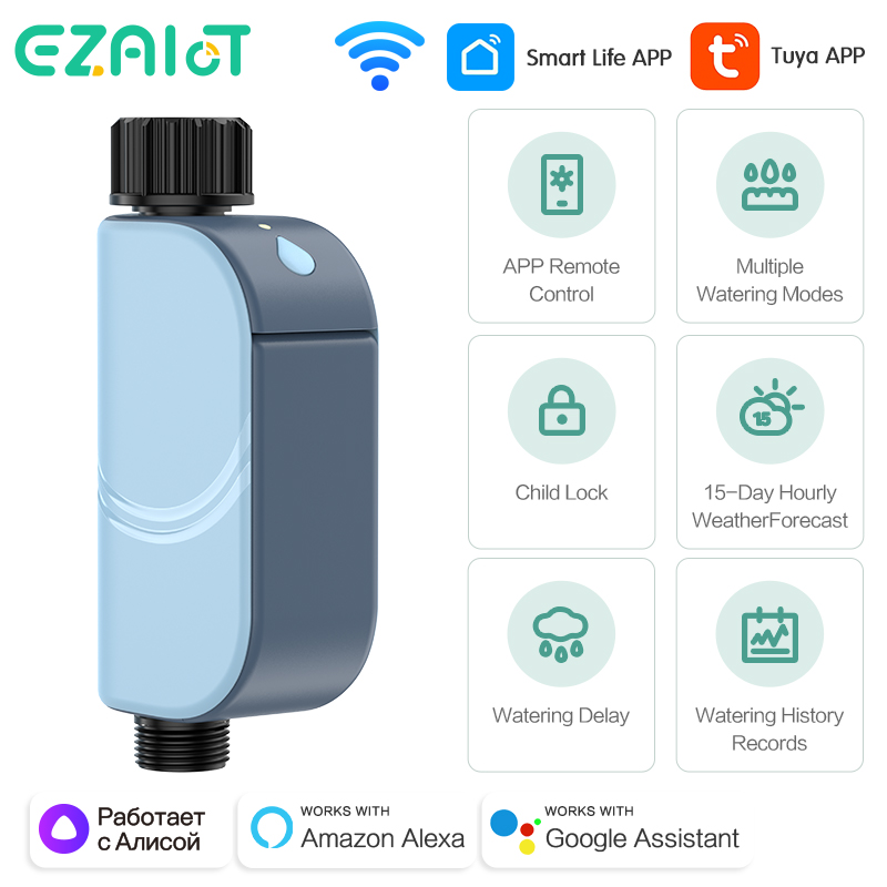 สมาร์ท Tuya WIFI สวนรดน้ําจับเ - Smart Garden Water Timer บทวิจารณ์และราคา