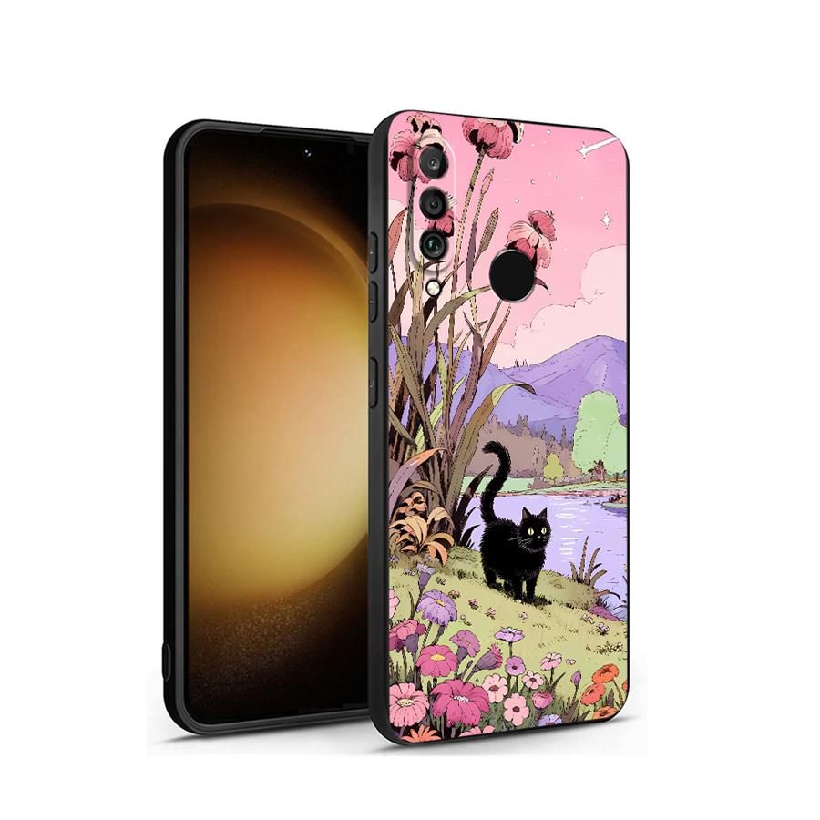เคสลายแมวดำในสวนสำหรับ Huawei  - Smart Garden Logo บทวิจารณ์และราคา