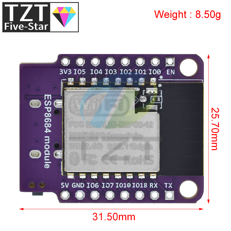 Wemos D1 Mini ESP8266 ESP32 ES - Smart Garden Esp32 บทวิจารณ์และราคา