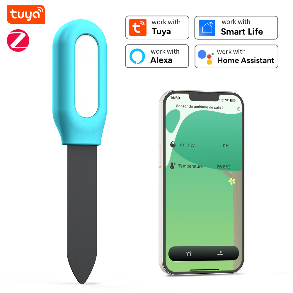 Tuya Zigbee เซ็นเซอร์ดินอุณหภู - Smart Garden Home Assistant บทวิจารณ์และราคา