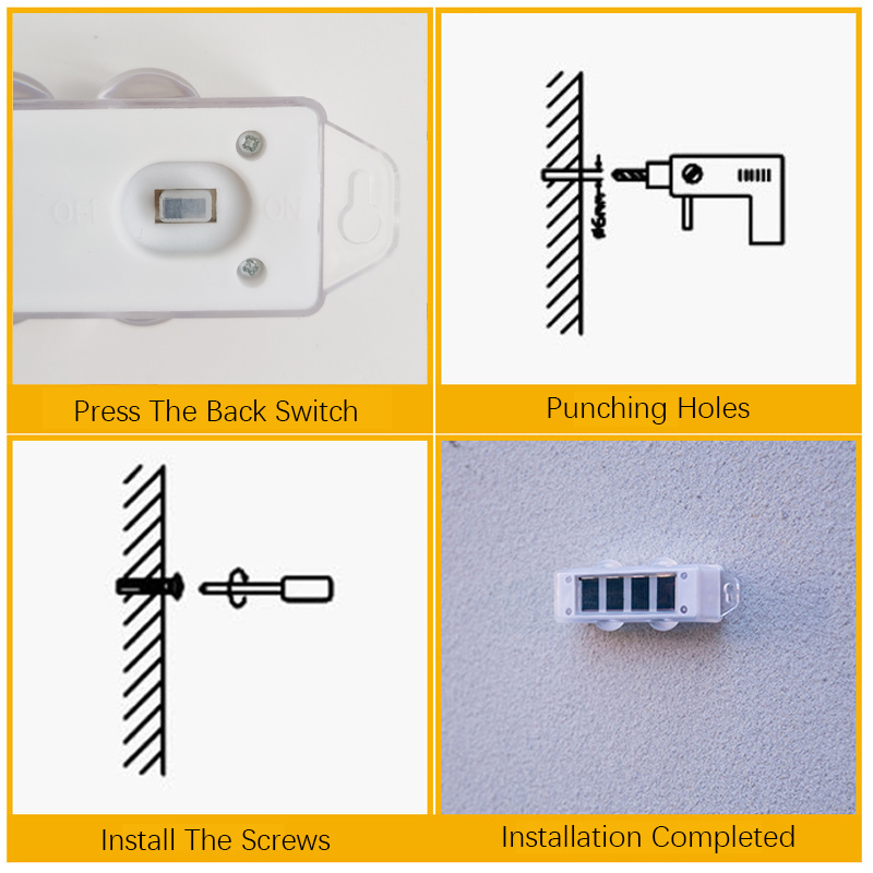 ไฟติดผนังพลังงานแสงอาทิตย์ 4 ช - Smart Garden Fence บทวิจารณ์และราคา